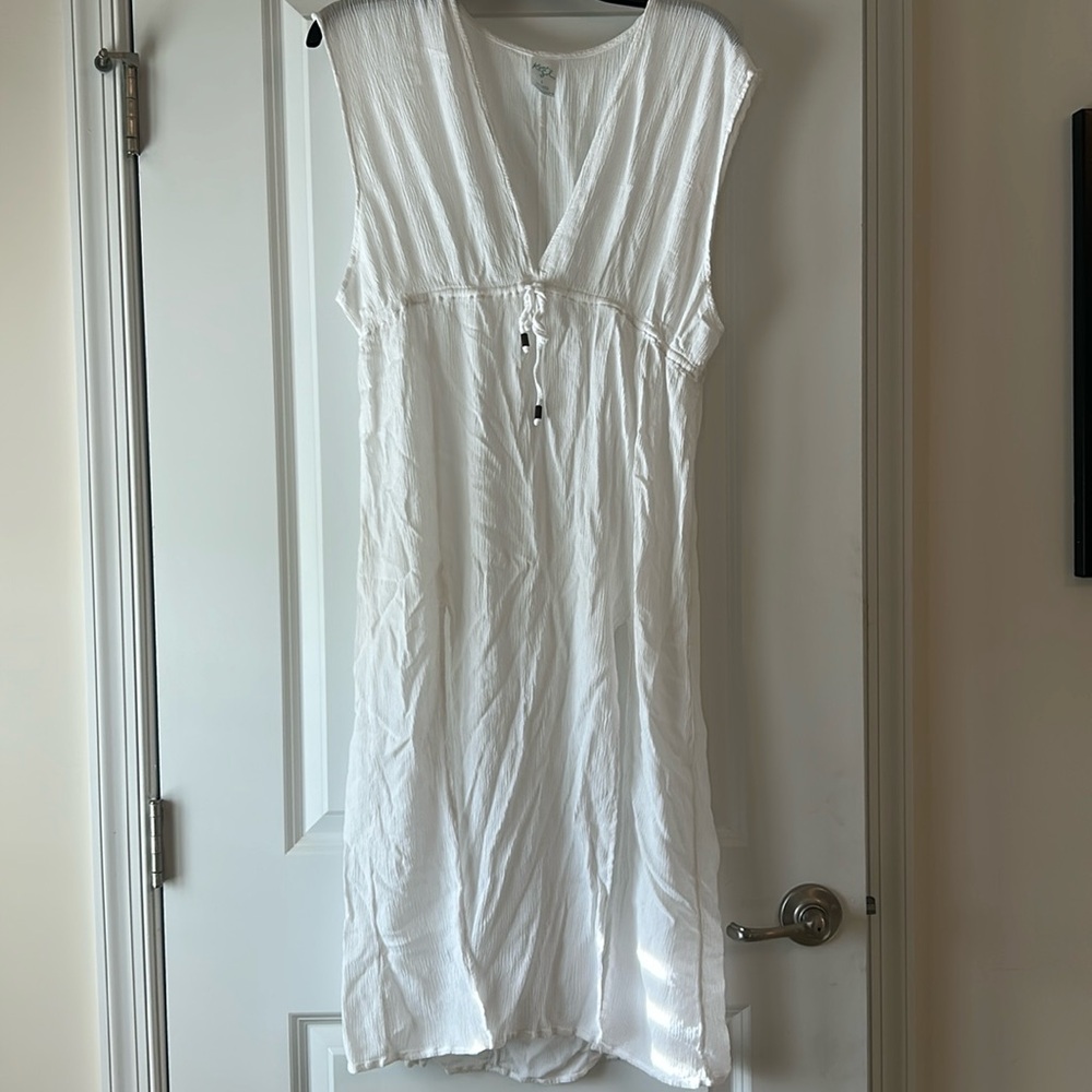 Kona Sol White Women's Swim Coverup Large